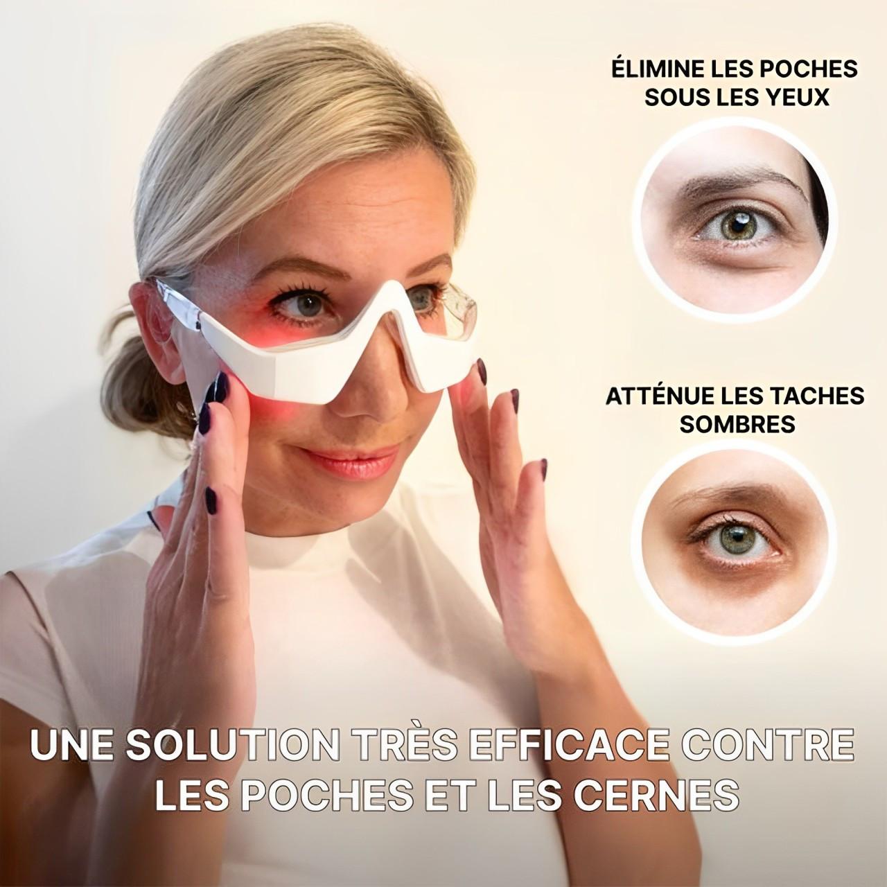 3D EyeBeauty™ Thérapie par la lumière rouge sous les yeux